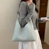 Yuezi 2026 Verano Nuevo Textura Retro Versátil Bolso de Mano Bolso de Hombro Gran Capacidad para Viajar Bolso Tote Casual