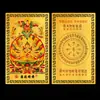 Tarjeta de Oro Madre Buda Zhun Ti, Tarjeta de Metal Bodhisattva Zhun Ti Namu, Tarjeta Protectora de Aleación de Aluminio, Decoración de Tarjeta para Funda de Teléfono de Hombres y Mujeres