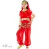 Linterna de manga larga para niños + pantalones giratorios traje de danza del vientre para niños traje de actuación de danza india para niños traje de actuación