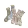 Calcetines Finos de Encaje con Lazo para Primavera y Verano para Mujer, Transpirables de Moda, Algodón Puro, Hasta la Pantorrilla, Calcetines Holgados
