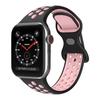 Adecuado para Correa de Apple Watch Hebilla de 8 caracteres Correa de Apple Watch Bicolor Correa para iWatch Apple Correa de reloj de silicona Apple Nike