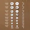 Colección de Conchas de Abulón Doradas, Botones Naturales de Concha, Accesorios para Ropa, Botones de Camisa, Botones de Traje, Jinda