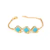 Pulsera de Plata de Ley S925 con Turquesa, Esmeralda Africana y Trébol de Cuatro Hojas para Mujer, Estilo Chino, Lujo Ligero, Joyería Exquisita y de Alta Gama, Regalo