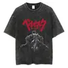 T-shirt Lavada Europeia Transfronteiriça Anime Japonês Harajuku Streetwear
