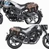 Muscle car Wolf adecuado para Benali cachorro de león 150 bolsa lateral bolsa lateral retro caja lateral modificación bolsa para casco impermeable liberación rápida