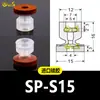 Ventosa de Sucção Mecânica de Mão Tianxing com Cabeça Grande, Bico de Sucção Potente com Furo de Montagem de 8mm, Acessórios Pneumáticos Industriais para Autovenda