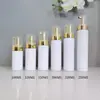 Em Estoque Garrafas Plásticas Espumantes para Pets 100ml 250ml Branco Garrafas Espumantes para Limpeza Facial Tipo Pump Dispensador de Espuma