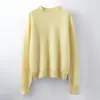Suéter de Punto Suave y Agradable para la Piel, Capa Base Cálida de Lana Polar Sin Costuras para Otoño e Invierno, Manga Larga, Cuello Alto