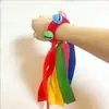 Accesorios para Actuación del Día del Niño Guardería Equipo de Iluminación Ejercicios Matutinos Cuerda de Pulsera Elástica Cinta de Seda para Niños Danza de Muñeca Escenario