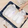 Secado al sol de zapatos bolsa anti-amarilleo tela no tejida cubierta para secado al sol de zapatos blancos protección solar a prueba de humedad a prueba de polvo bolsa para zapatos bolsa de almacenamiento con cordón con cordón