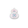 Plata Pura 999 Artesanía Fina Estilo Chino Calado Colgante de Cuentas Espaciadoras de Calabaza Pulsera de Cristal con Cuentas para Manualidades Juguete Cuerda para la Mano Accesorios de Plata