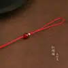 Cordón para Teléfono con Diseño de Estrella y Luna, Cuerda con Colgante de Perla Plateada, Cuerda para Accesorios de Jade Semi-Terminada DIY, Cordón para Coche Hecho a Mano