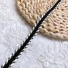 Encaje Tejido Estilo Chanel en Stock con Hilo Dorado Cinta de Poliéster-Algodón para Ropa, Sombreros, Bolsos y Decoración de Embalaje, Accesorios Textiles para el Hogar DIY