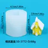 Série de Natal DIY Molde para Bolo de Fondant Criativo Igloo Difusor de Vela de Aromaterapia Pedra Ornamenta Silicone