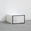Gabinete de Zapatos de Plástico Zapatero Plegable Caja para Zapatos Almacenamiento Caja Transparente para Zapatos Caja de Almacenamiento para Zapatos Caja de Zapatos abatible