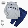 Comercio Exterior Ropa Infantil Primavera y Otoño Conjunto Infantil de Dos Piezas Material Sudadera Sudadera con Capucha Ropa Infantil para Bebés Ropa de Salida [Al por Mayor]