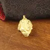 Pingente de sino vintage em latão puro, sino Vajra estilo Xizang, sino com caractere de fortuna, sino de cobre, coleção de sinos de mão, pequeno item decorativo