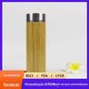 Copo de Bambu Transfronteiriço Copo Térmico Copo de Água para Carro Copo Térmico a Vácuo de Aço Inoxidável 304 Copo com Concha de Bambu para Bolsa Pode Adicionar Logotipo