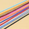 300 colores en stock 3mm-8mm cuerda de gorra de poliéster cordón para cintura de suéter color cifrado de lingote 32 cuerda redonda con núcleo