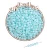Cuentas Acrílicas Estilo Japonés Perlescentes de Sirena con Agujero para Ensartar, Materiales para Pulsera Hecha a Mano DIY