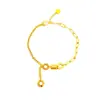 Pulsera Anillo Cintura Delgada con Oro Arena, Color Duradero, Estilo Ab de Alta Gama, Versátil, Popular en Xiaohongshu, Joyería al por Mayor