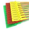 Selos Plásticos Descartáveis Tipo Lacre para Recipientes, Veículos de Logística, Veículos de Transporte de Carvão, Lacres Bancários, Travas de Amarração para Mudas de Jardim
