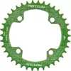 Placas de Coroa Positiva e Negativa para Bicicletas de Montanha, 32T, 34T, 36T, 38T Placas Redondas e Ovais, Coroa Única 104BCD