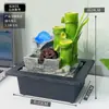 Adornos Creativos de Roca con Flujo de Agua Decoración de Bola de Agua Recirculante para Sala de Estar Escritorio de Oficina Fuente Pequeña Rueda