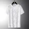 2026 Nueva Camiseta de Manga Corta de Verano para Hombre Moda Masculina Cuello Redondo Camiseta de Seda de Hielo Camiseta Deportiva para Hombre Casual Ligera y Transpirable