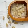 Série rosa contas de vidro tcheco doméstico sino de pássaro pena feito à mão folhas ouro pulseira diy acessórios de material