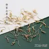 10 materiales de cobre de alto color con gancho de oreja de cuentas gancho de oreja gancho de oreja accesorios para hacer flores hechas a mano DIY material
