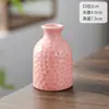 Vaso Cerâmico Colorido Pequeno Transfronteiriço Arranjo de Flores Hidropônicas Recipiente para Flores Secas Decoração de Sala de Estar Mesa de Escritório Esmalte Colorido Artesanal