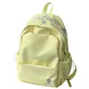 Mochila Escolar Casual de Gran Capacidad para Estudiantes de Secundaria y Preparatoria, Estudiantes Universitarios, Personalidad de Campus, Mochila Bordada Sencilla, Mochila Ligera de Viaje