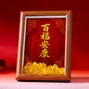 Suporte de mesa para porta-retrato auspicioso taoísta para decoração de estudo e sala de estar, lembrancinhas, pequenos presentes da cultura chinesa, atacado de fabricante e personalização