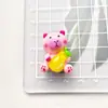 Accesorios de Resina Fruta Rosa Luminosa Bala Pegamento Cremoso DIY Funda para Teléfono Móvil Cuerda para Pasador Flor para Zapato Llavero Colgante