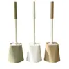 Cepillo de inodoro multifuncional juego de cepillos de inodoro de doble cara, cepillo de limpieza sanitaria de alta gama con base esférica
