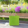 Bolsa de Lona Veludo Verde para Viagem Diária Bolsa de Ombro Portátil Bolsa de Mão de Lona Grande Capacidade para Aula
