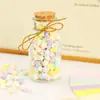 Nuevo origami de estrella de color macarrón, estrella de la suerte DIY, botella de deseos de origami, ambiente festivo y un regalo para expresar buenos deseos