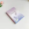 Novo Caderno Espiral A5 com Lantejoulas, Material PP, Transfronteiriço, Em Estoque, com Pautas Horizontais, Alto Valor Estético, Caderno Único para Anotações e Esboços