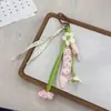Pendente de Desenho Animado em Tecido Artesanal Estilo Coreano Chaveiro de Boneca de Planta Fofa Estilo Ins Charme de Bolsa Feminino
