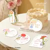 Etiqueta para el Día de la Madre, Caja de Regalo para Ramo, Decoración de Pastel, Tarjeta Colgante, Floristería, Panadería, Tarjeta con Mensaje Manuscrito, Suministros para el Día de la Madre