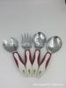P-008U Garfo e Colher de Salada, Rake de Salada, Garfo de Salada, Colher de Arroz, Talheres Ocidentais, Utensílios de Cozinha