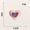 Etiqueta de bordado por computadora pegatinas de tela de amor rosa pegatinas de bordado para accesorios de ropa pegatinas de bordado para zapatos y sombreros pegatinas de parche para accesorios de bolso
