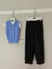 EN.EN Pantalones casuales de otoño estilo coreano, minimalistas, versátiles, adelgazantes, con cordón, cintura elástica, longitud al tobillo, plisados E11205