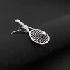 Collar de raqueta de bádminton transfronterizo nuevo marca de moda hip hop cadena larga versátil para suéter de hombre accesorios de collar de raqueta de tenis