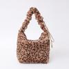 Otoño e Invierno Nuevo Bolso de Piel con Estampado de Leopardo para Mujer Estilo Coreano de Moda Bolso Hombro tipo Bollo Bolso Cruzado con Estampado de Cebra Bolso de Peluche