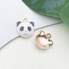 1 gota de óleo branco pingente pulseira colar pingente pequeno pingente artesanal diy chaveiro joias acessórios atacado