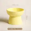 Tigela de Cerâmica para Gatos Mais Vendida do Fabricante, Água e Comida Tudo-em-Um, Tigela de Cerâmica de Alta Capacidade Estilo Cartoon para Gatos