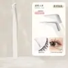 Herramienta Auxiliar de Seguridad para Pestañas para Principiantes Pinzas para Pestañas Pinza de Pluma Dorada Herramienta para Auto-injerto de Pestañas Rizador de Pestañas