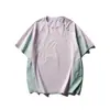 Roupa Masculina Beijie 2026 Verão Nova Camiseta Esportiva de Manga Curta de Quatro Cores de Secagem Rápida Unissex Camiseta Color Block